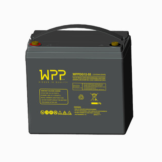 Аккумулятор гелевий WPPower WPDG12-55 55 Ач ESTG - Інтернет-магазин спільних покупок ToGether