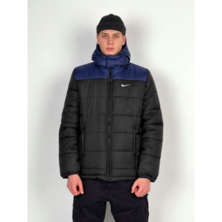 Зимова куртка "Європейка" Nike синє-чорна S (1592560834) - Інтернет-магазин спільних покупок ToGether