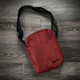 Барсетка Nike червоний меланж з чорним лого (1593005291) - Інтернет-магазин спільних покупок ToGether