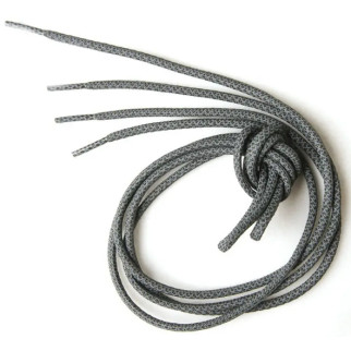 Шнурки-флікери світловідбивні Triks 105 см Чорний/Сірий - Інтернет-магазин спільних покупок ToGether
