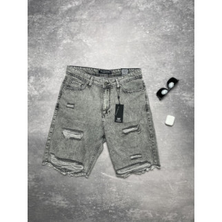 Шорти джинсові Electra світло-сірі 34 (1195169767/4) - Інтернет-магазин спільних покупок ToGether