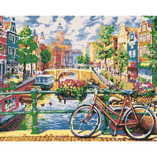 Картина за номерами SANTI Літо в Амстердамі 40*50 см (954481) - Інтернет-магазин спільних покупок ToGether