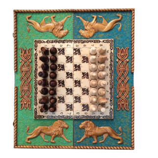 Дерев'яні шахи Арбуз 70*70*9 см 191324 - Інтернет-магазин спільних покупок ToGether