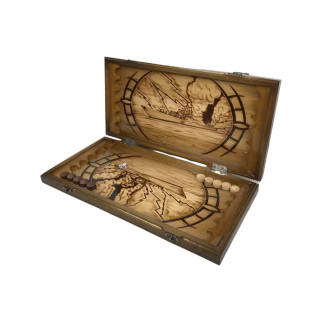 Нарди дерев'яні ручної роботи Арбуз 60*30*8 см 195001 - Інтернет-магазин спільних покупок ToGether
