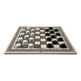Шахи шашки з білого акрилового каменю Арбуз 40*40 см 190607 - Інтернет-магазин спільних покупок ToGether