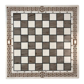Шахи шашки з білого акрилового каменю Арбуз 40*40 см 190611 - Інтернет-магазин спільних покупок ToGether