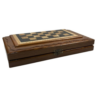 Шахи шашки нарди гральний набір 3 в 1 із дерева Арбуз 52*26 см 191043 - Інтернет-магазин спільних покупок ToGether