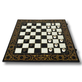 Шахи шашки набір 2 в 1 із акрилового каменю Арбуз 60*30 см 190624 - Інтернет-магазин спільних покупок ToGether