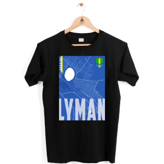 Футболка чорна з патріотичним принтом Арбуз Lyman Ukraine Лиман Push IT XL - Інтернет-магазин спільних покупок ToGether