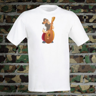 Чоловіча футболка для військового Арбуз Козак грає 1 M Білий - Інтернет-магазин спільних покупок ToGether