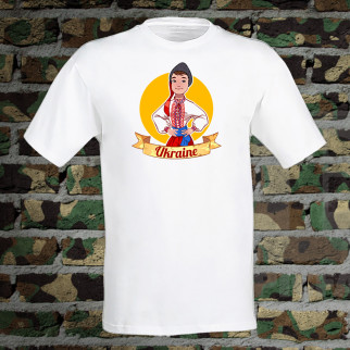Чоловіча футболка для військового Арбуз Ukraine XXL Білий - Інтернет-магазин спільних покупок ToGether