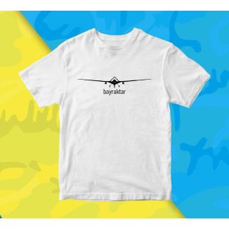 Чоловіча футболка Арбуз Байрактор Bayraktar XXL Білий - Інтернет-магазин спільних покупок ToGether