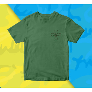 Чоловічі футболки з принтом Емблема Збройних сил України ЗСУ хакі M - Інтернет-магазин спільних покупок ToGether