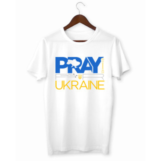 Футболка Арбуз з принтом Pray Ukraine S Білий - Інтернет-магазин спільних покупок ToGether