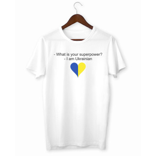 Футболка Арбуз з принтом What is your superpower I am Ukrainian M - Інтернет-магазин спільних покупок ToGether