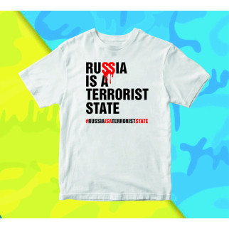 Футболка Арбуз з принтом Russia is a terrorist state S - Інтернет-магазин спільних покупок ToGether