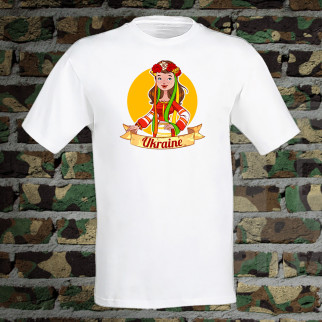Жіноча футболка з принтом Арбуз Українка S Білий - Інтернет-магазин спільних покупок ToGether