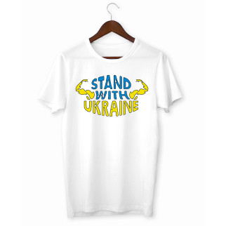 Футболка з принтом Арбуз stand with Ukraine S Білий - Інтернет-магазин спільних покупок ToGether