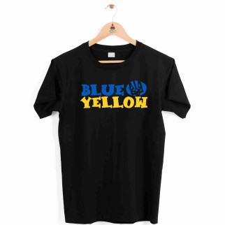 Футболка чорна з патріотичним принтом Арбуз Blue Yellow Push IT XXL - Інтернет-магазин спільних покупок ToGether