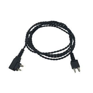 Шнур для кишенькового слухового апарату Axon 2 pin 71 см Чорний - Інтернет-магазин спільних покупок ToGether