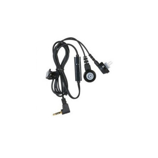 Комплект шнур+навушники на два вуха для кишенькового слухового апарату Axon мікро-Джек 2.5 mm 3pin 100 см Чорний - Інтернет-магазин спільних покупок ToGether