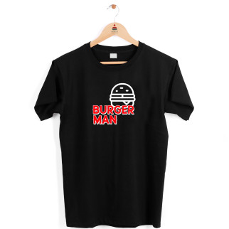 Футболка чорна з принтом Арбуз Burger Man. Бургер Мен S - Інтернет-магазин спільних покупок ToGether