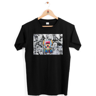 Футболка чорна з аніме принтом Арбуз One Piece Ван-Піс Tony Tony Chopper Тоні Чопер комікс M - Інтернет-магазин спільних покупок ToGether