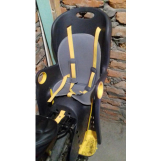 Велокрісло Tilly Maxi T-831/1 до 22 кг ставиться на раму або багажник Black - Інтернет-магазин спільних покупок ToGether