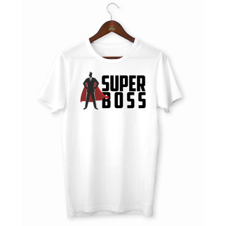 Футболка біла з принтом Арбуз Super Boss. Супер Бос XL - Інтернет-магазин спільних покупок ToGether