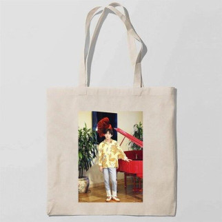 Еко-сумка шоппер з принтом BTS Ві 3 Кавун Бежевий - Інтернет-магазин спільних покупок ToGether