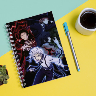 Скетчбук Sketchbook блокнот для малювання з принтом "Bungou Stray Dogs - Бродячі пси 5" А3 Кавун 48 - Інтернет-магазин спільних покупок ToGether