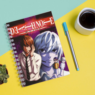 Скетчбук Sketchbook блокнот для малювання з принтом "Death Note - Зошит смерті 7" А3 Кавун 48 - Інтернет-магазин спільних покупок ToGether