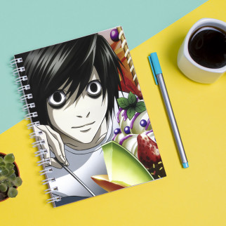 Скетчбук Sketchbook блокнот для малювання з принтом "Death Note - Зошит смерті Лайт" А3 Кавун 48 - Інтернет-магазин спільних покупок ToGether
