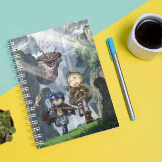 Скетчбук Sketchbook блокнот для малювання з принтом Made in Abyss-Dawn of the Deep Soul-Створений у Безодні 2 А3 Кавун 48 - Інтернет-магазин спільних покупок ToGether