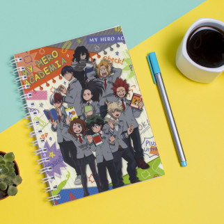 Скетчбук Sketchbook блокнот для малювання з принтом My Hero Academia - Моя геройська академія 2 А3 Кавун 48 - Інтернет-магазин спільних покупок ToGether