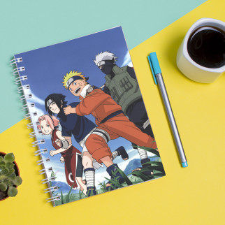 Скетчбук Sketchbook блокнот для малювання з принтом Naruto Наруто 10 А3 Кавун 48 - Інтернет-магазин спільних покупок ToGether