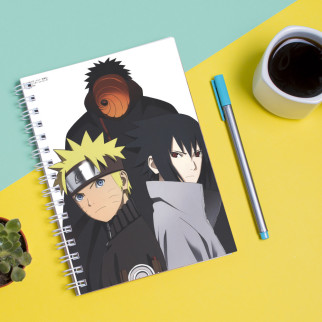 Скетчбук Sketchbook блокнот для малювання з принтом Naruto Наруто 17 А3 Кавун 48 - Інтернет-магазин спільних покупок ToGether