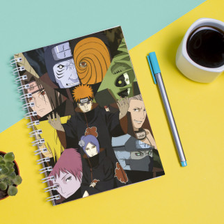 Скетчбук Sketchbook блокнот для малювання з принтом Naruto Наруто Акацкі А3 Кавун 48 - Інтернет-магазин спільних покупок ToGether