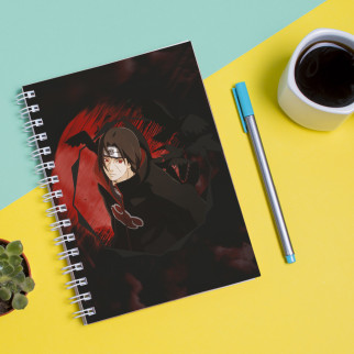 Скетчбук Sketchbook блокнот для малювання з принтом Naruto Наруто Ітачі 3 А3 Кавун 48 - Інтернет-магазин спільних покупок ToGether