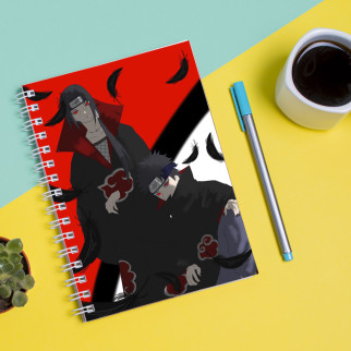 Скетчбук Sketchbook блокнот для малювання з принтом Naruto Наруто Ітачі 4 А3 Кавун 48 - Інтернет-магазин спільних покупок ToGether