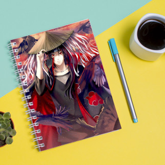 Скетчбук Sketchbook блокнот для малювання з принтом Naruto Наруто Ітачі 5 А3 Кавун 48 - Інтернет-магазин спільних покупок ToGether