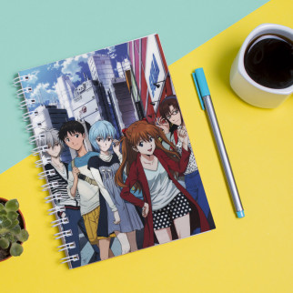 Скетчбук Sketchbook блокнот для малювання з принтом Neon Genesis Evangelion Євангеліон нового покоління EVA А3 Кавун 48 - Інтернет-магазин спільних покупок ToGether