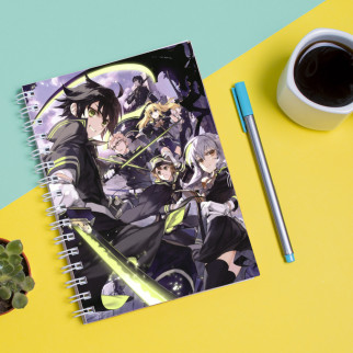 Скетчбук Sketchbook блокнот для малювання з принтом Owari no Seraph-Останній Серафим 2 А3 Кавун 48 - Інтернет-магазин спільних покупок ToGether