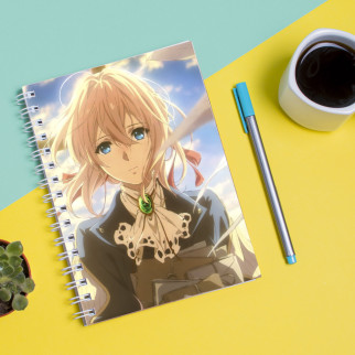 Скетчбук Sketchbook блокнот для малювання з принтом Аніме Вайолет Евергарден Violet Evergarden А3 Кавун 48 - Інтернет-магазин спільних покупок ToGether