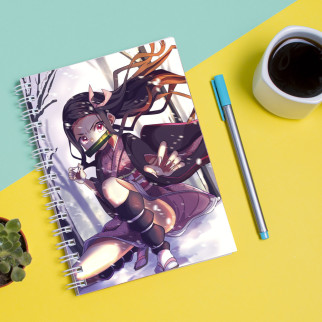 Скетчбук Sketchbook блокнот для малювання з принтом Незуко Камад-Kamado Nezuko 2 А3 Кавун 48 - Інтернет-магазин спільних покупок ToGether