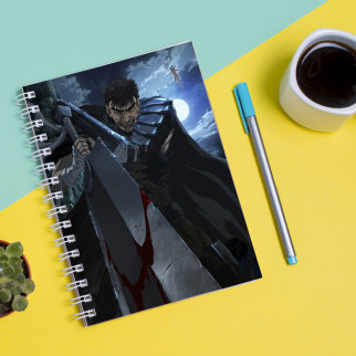 Скетчбук Sketchbook блокнот для малювання з принтом Серіал Берсерк Kenpuu Denki Berserk А3 Кавун 48 - Інтернет-магазин спільних покупок ToGether