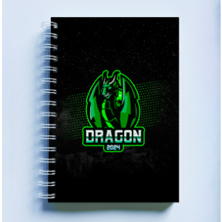 Скетчбук Sketchbook блокнот для малювання з новорічним принтом "Dragon 2024. Дракон 2024" А3 Кавун 48 - Інтернет-магазин спільних покупок ToGether