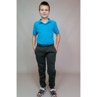 Теплі спортивні штани на хлопчика Triko 128 см Чорний (41816824-1) - Інтернет-магазин спільних покупок ToGether