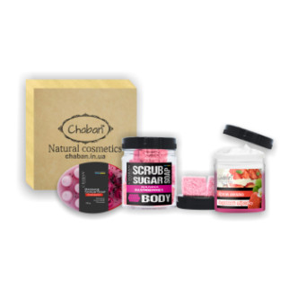 Подарунковий набір Chaban Natural Cosmetics Beauty Box Chaban №5 Полуниця-малина - Інтернет-магазин спільних покупок ToGether
