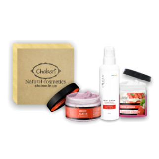 Подарунковий набір Chaban Natural Cosmetics Beauty Box Chaban №8 Полуничний душ - Інтернет-магазин спільних покупок ToGether
